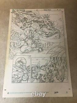 Halo Escalation #15 original art HALF SPLASH video game COVENANT new tv series