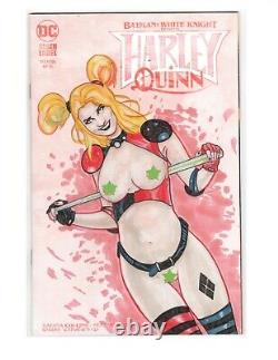 Harley Quinn Custom original sketch cover art commissions! ITEM INCLUDED