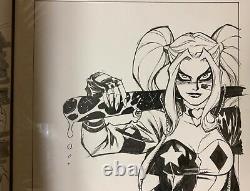 Harley Quinn Rebirth # 1 Variant Original Cover Art Khary Randolph