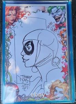 Harley Quinn Sketch Cover Original Art by Terry Dodson