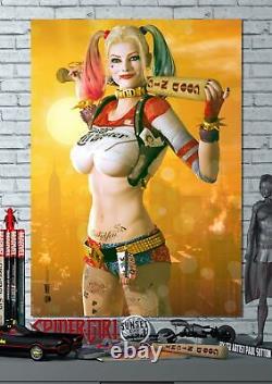 Harley Quinn Supergirl Wonder Woman Catwoman Sunset City 12 Comic Art Print Set