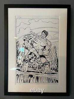 Herb Trimpe Original Art! Hulk #181 Recreation! Framed With Museum Glass