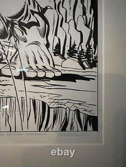 Herb Trimpe Original Art! Hulk #181 Recreation! Framed With Museum Glass