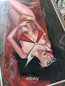 Hot Vampirella original art made by David Baldo