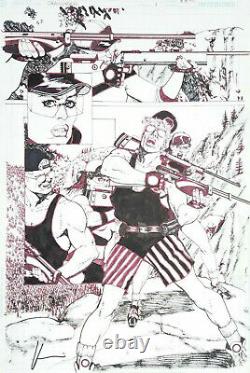 Howard CHAYKIN Challengers of the Unknown DC Comics Original Art 2007