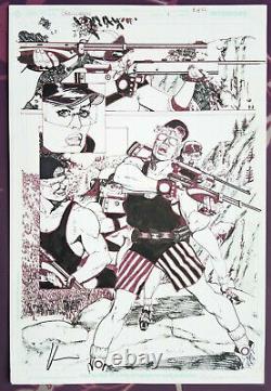 Howard CHAYKIN Challengers of the Unknown DC Comics Original Art 2007