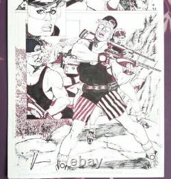 Howard CHAYKIN Challengers of the Unknown DC Comics Original Art 2007