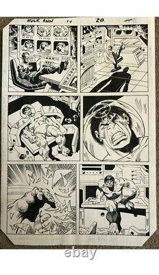 Hulk original comic art