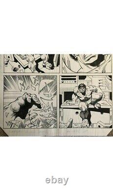 Hulk original comic art