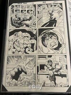 Hulk original comic art