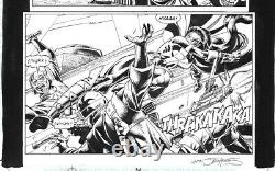 Huntress. Original DC COMICS Published Art. Comic Book Page. Birds of Prey