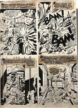 IN THE DAYS OF THE MOB 2 page 12 Original Art Jack Kirby/ Mike Royer 1972
