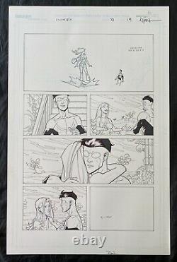 INVINCIBLE Original Art Page #38 Pg 19 SIGNED by Ryan Ottley Image Amazon