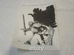 Image Medieval Spawn Witchblade Paperback Original Art Cover Brian Haberlin