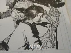 Image Medieval Spawn Witchblade Paperback Original Art Cover Brian Haberlin