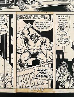 Incredible Hulk #199 Pg 3 Original Art by Sal Buscema & Joe Staton