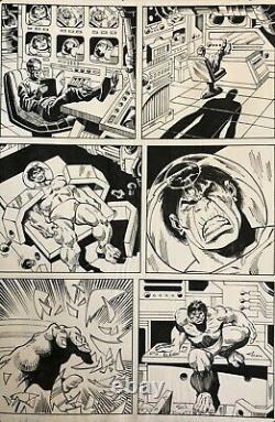 Incredible Hulk Original Comic Art Annual Issue #14 Pg #17 Sal Buscema Art 1986