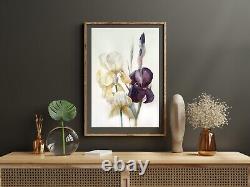 Irises watercolour Flower Artwork Original Art Ukrainian Art