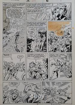 Iron Man #211 page 5 Marvel Original Comic Art Alex Saviuk