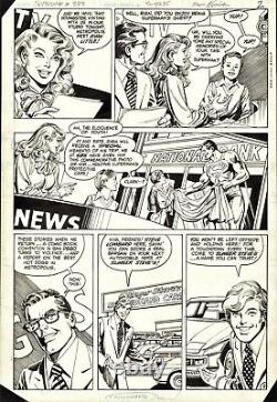 Irv Novick/ Dick Giordano 1983 Superman, Lana Lang, Clark Kent Art! Free Ship