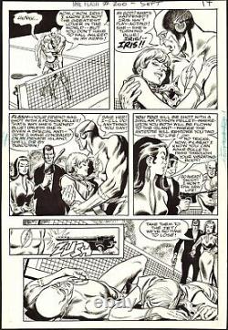 Irv Novick/ Murphy Anderson 1970 Flash # 200 Original Art-flash, Iris! Free Ship