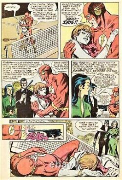 Irv Novick/ Murphy Anderson 1970 Flash # 200 Original Art-flash, Iris! Free Ship