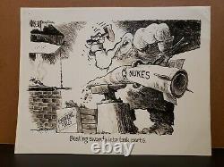 JEFF MACNELLY Original Art Comic Political Editorial Cartoon 9-20-1987 USSR INF