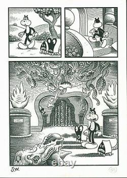 JIM WOODRING Fran p88 ORIGINAL COMIC ART Frank