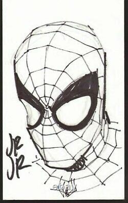 JOHN ROMITA, JR. SIGNED SPIDER-MAN ORIGINAL ART-3 x 5! FREE SHIPPING