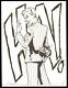 Joker Original Art Commission Sketch 9x12 Jim Calafiore Batman Harley Quinn Dc