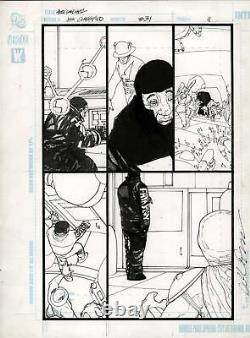 JSA Classified #31 pg 11 Alex Sanchez Original Art Mr. Terrific Justice Society