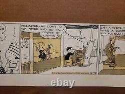 JUST KIDS Daily Comic Strip Original Art 9-25-1936 AD CARTER Mush Dolan Chan