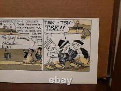 JUST KIDS Daily Comic Strip Original Art 9-25-1936 AD CARTER Mush Dolan Chan