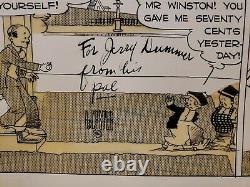 JUST KIDS Daily Comic Strip Original Art 9-25-1936 AD CARTER Mush Dolan Chan