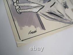 Jack C Fagan Drawing Painting Illustration Art Comic Framer Satire Cartoon Ink