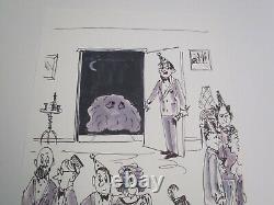 Jack C Fagan Drawing Painting Illustration Art Comic Party Satire Cartoon Ink