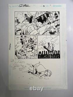 Jack Of Fables 31 Pg 1 Original Art By Tony Akins And Jose Marzan Jr