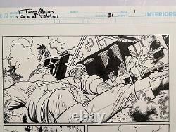 Jack Of Fables 31 Pg 1 Original Art By Tony Akins And Jose Marzan Jr