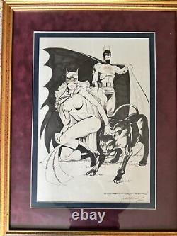 Jackson Butch Guice Original Art Batman & Catwoman (1987)