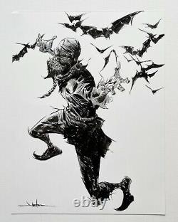 Jae Lee Scarecrow Original Art Sketch Commission 9x12