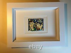 James Rizzi original 3D, BIG DOG BIG CAT, FUNNY FACES, handsigniert, 1997