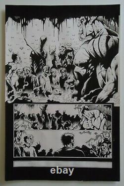 Jerry Beck Insane Clown Posse The Pendulum #12 pg 1 2001 Chaos! Original Art