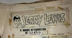 Jerry Lewis Cheesecake Sexy DC Comics Brazilian Cover Original Art Work 1969