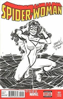 Jerry Ordway 2017 Spider Woman Sketch Cover Original Art-nm 9.6! Free Shipping