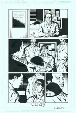 Jesus Saiz & Jimmy Palmiotti Original Batman Art Page Two Face Year One SIGNED