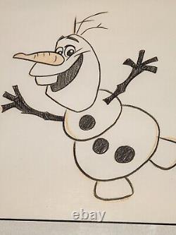 Jim Bonserio At Disney Original Art Drawings Olaf