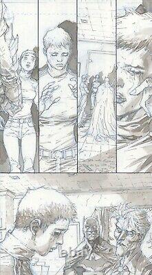 Jim Lee Batman Europa #1 Page 29 Original Art Batman Intense Joker Image Pg