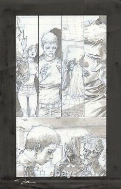 Jim Lee Batman Europa #1 Page 29 Original Art Batman Intense Joker Image Pg