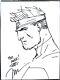 Jim Lee Punisher Original Art 9 X 12 Marvel Comic Book Sketch (pencil & Ink)