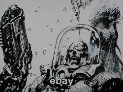 Jim Lee Signed-batman Mr Freeze Original Art Print On Glicee Paper. Ltd 25. Htf